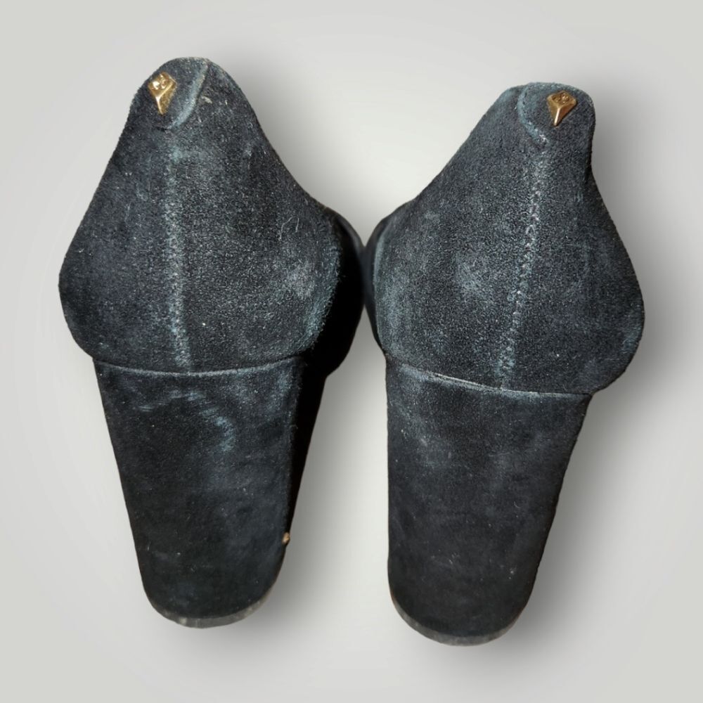 Sam Edelman Ellison Black Suede Pump Heels 8.5 - Picture 12 of 16